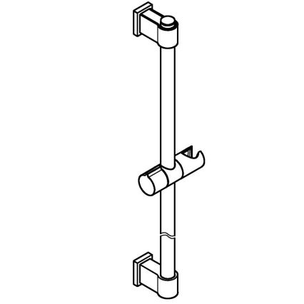 GROHE 269612431 - VITALIO UNIVERSAL 900 mm Shower Rail, Black