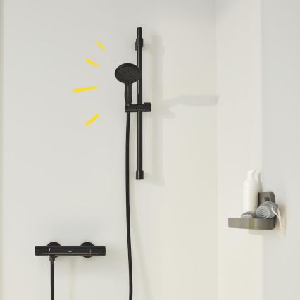 GROHE 269612431 - VITALIO UNIVERSAL 900 mm Shower Rail, Black
