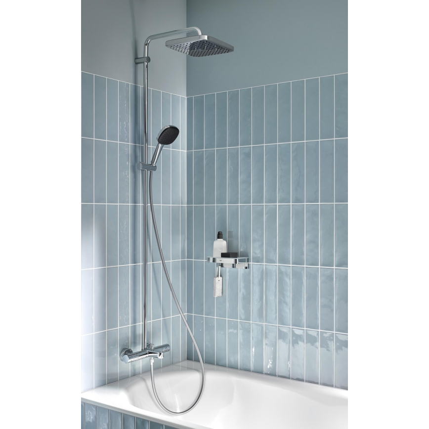GROHE 26984001 - VITALIO COMFORT 390 mm Shower System, Polished Chrome