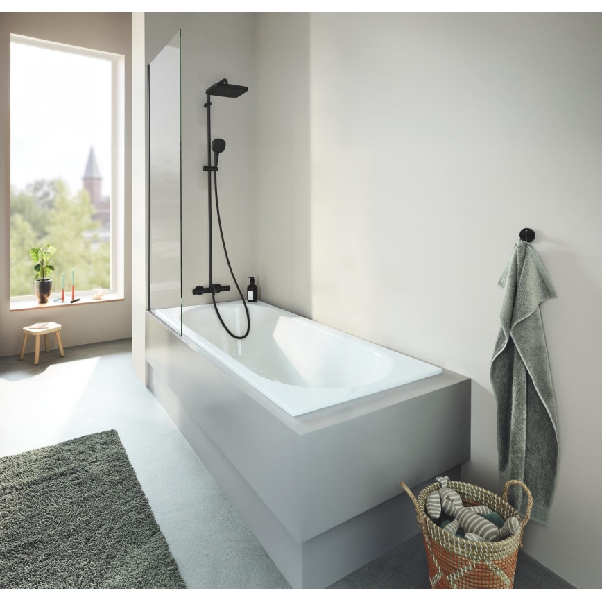 GROHE 269842431 - VITALIO COMFORT 250 Shower System, 250 × 250 mm, Black