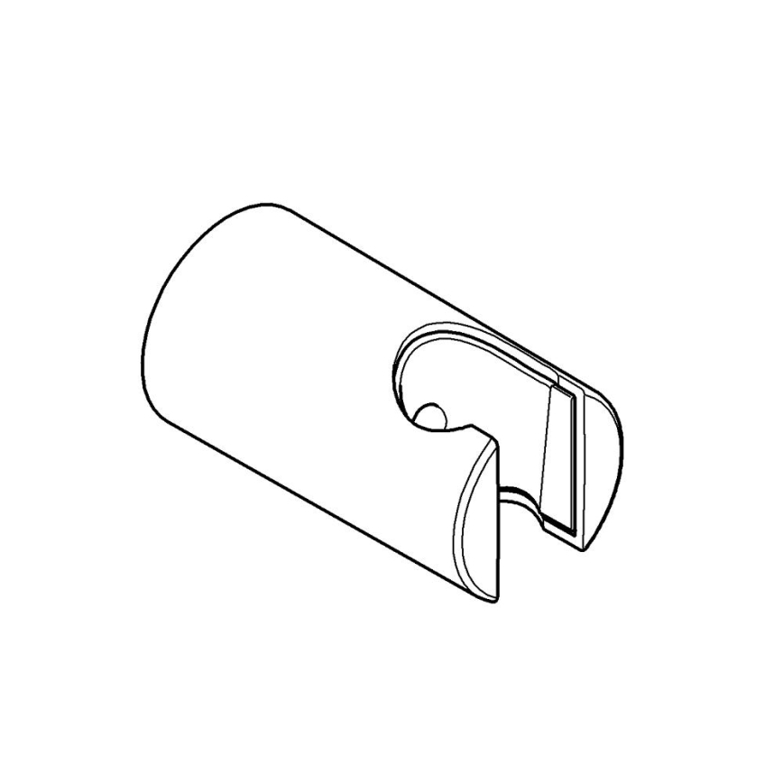 GROHE 27056000 - RAINSHOWER Wall-Mounted Shower Holder, Polished Chrome