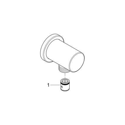 GROHE 27057DL0 - Wall-mounted elbow RAINSHOWER DN 15 brushed copper