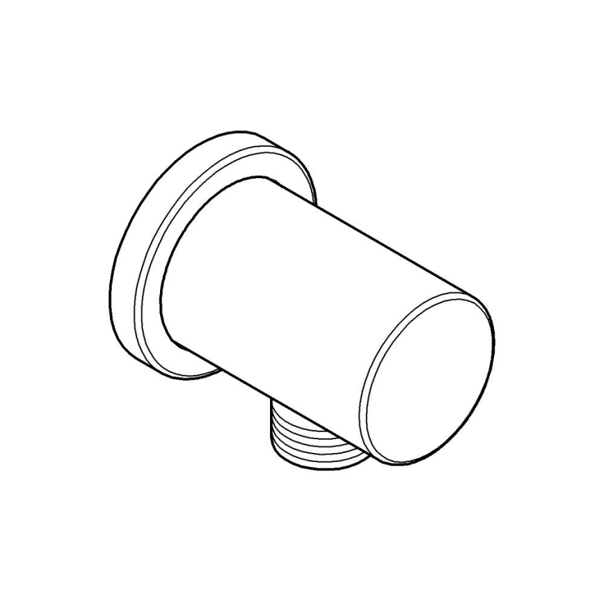 GROHE 27057DL0 - Wall-mounted elbow RAINSHOWER DN 15 brushed copper