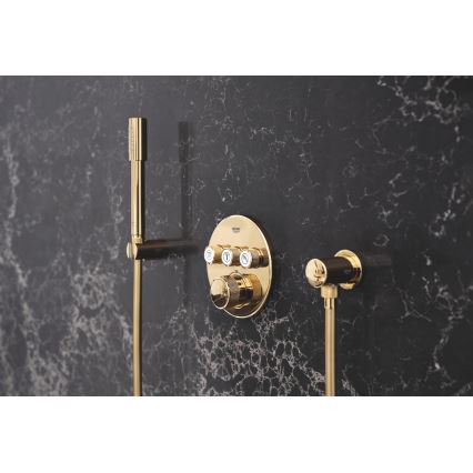 GROHE 27057GL0 - RAINSHOWER Wall Elbow, Gold