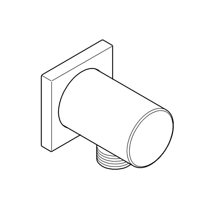 GROHE 27076000 - RAINSHOWER Wall Elbow, Polished Chrome