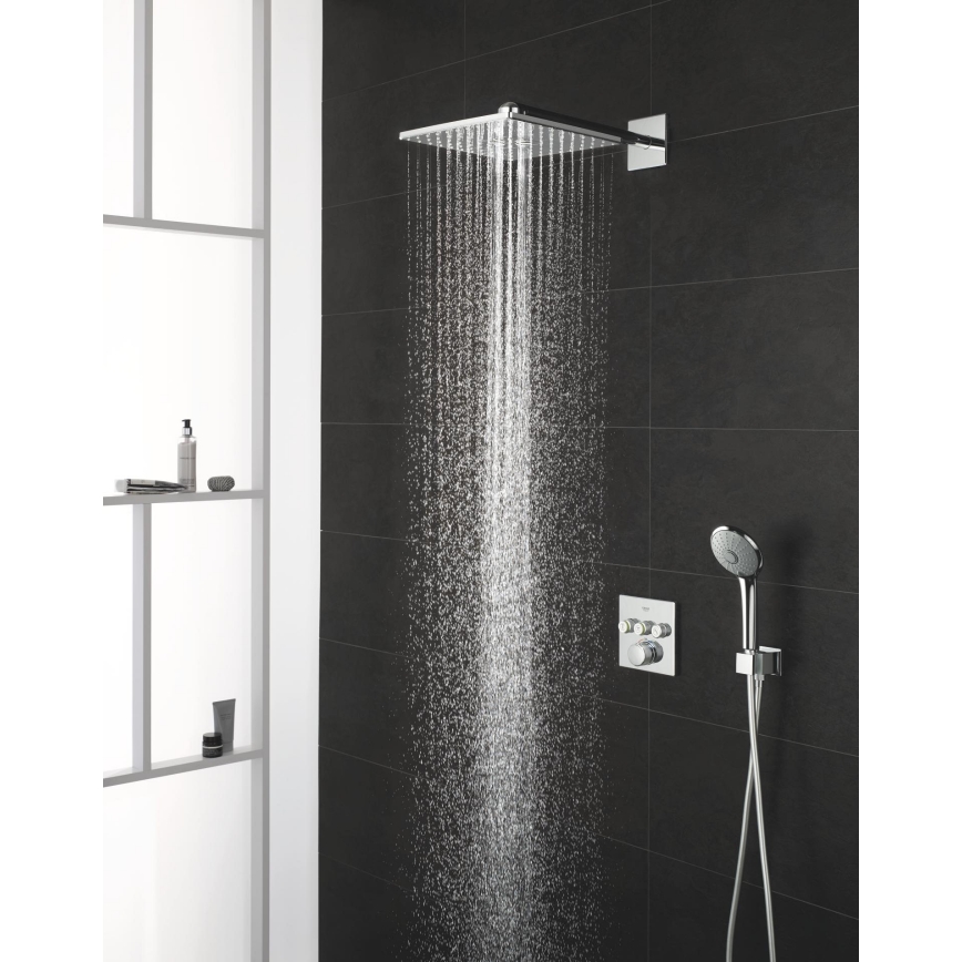 GROHE 27221000 - TEMPESTA COSMOPOLITAN 100 Hand Shower, 3 Spray Modes, Polished Chrome