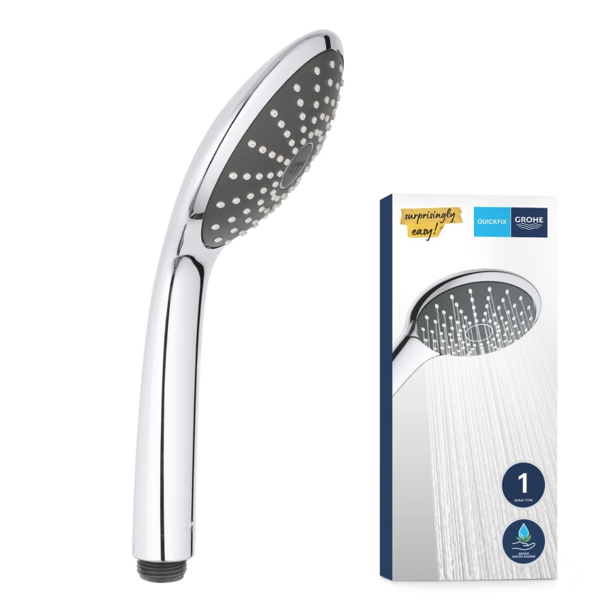 GROHE 27316000 - VITALIO JOY 110 mm Hand Shower, Polished Chrome