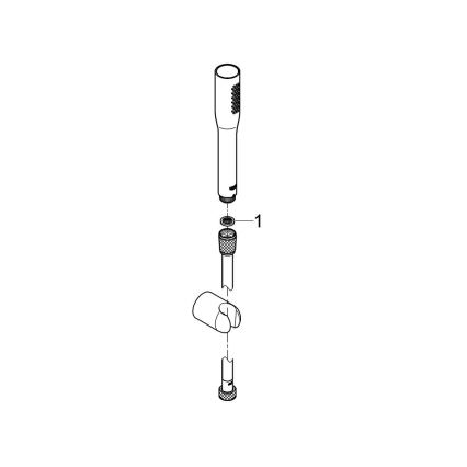 GROHE 27459000 - VITALIO GET STICK 1500 mm Shower Set in Polished Chrome