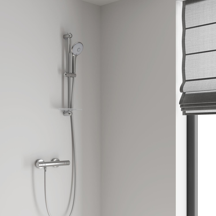 GROHE 27499000 - EUPHORIA 600 mm Shower Rail, Polished Chrome