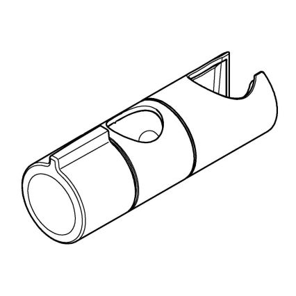 GROHE 27723001 - VITALIO UNIVERSAL slider for 22 mm diameter shower rail, chrome