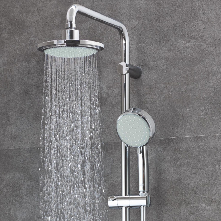 GROHE 27922000 - TEMPESTA COSMOPOLITAN 160 mm Shower System, Polished Chrome