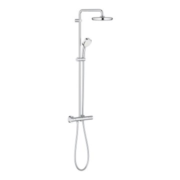 GROHE 27922001 - TEMPESTA COSMOPOLITAN 210 Shower Set with Thermostatic Mixer, Polished Chrome
