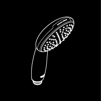 GROHE 27940001 - VITALIO START 110 Hand Shower, Polished Chrome