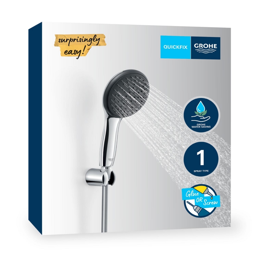 GROHE 27944001 - VITALIO START 110 Shower Set, 110 mm, Polished Chrome