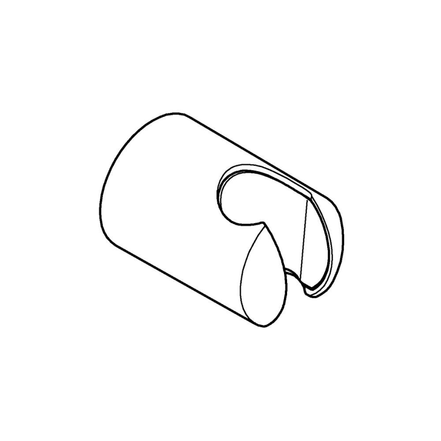 GROHE 279582430 - VITALIO UNIVERSAL 61 mm Hand Shower Holder, Black