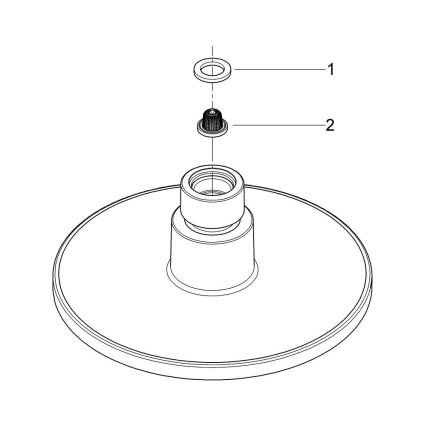 GROHE 28233000 - EUPHORIA COSMOPOLITAN 160 Shower Head, Polished Chrome