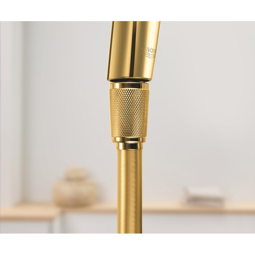 GROHE 28362GL1 - SILVERFLEX 1250 mm Brushed Gold Shower Hose