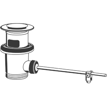 GROHE 28910000 - 1 14” Waste Set, Polished Chrome