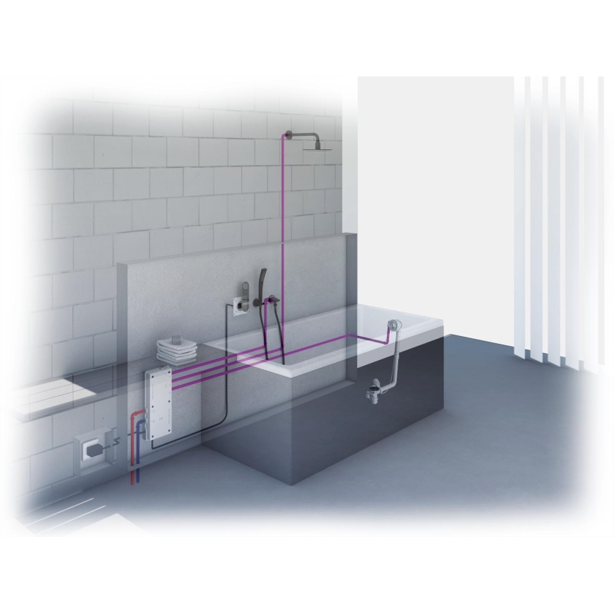 GROHE 28990000 -Bath filler, drain and overflow set TALENTOFILL chrome