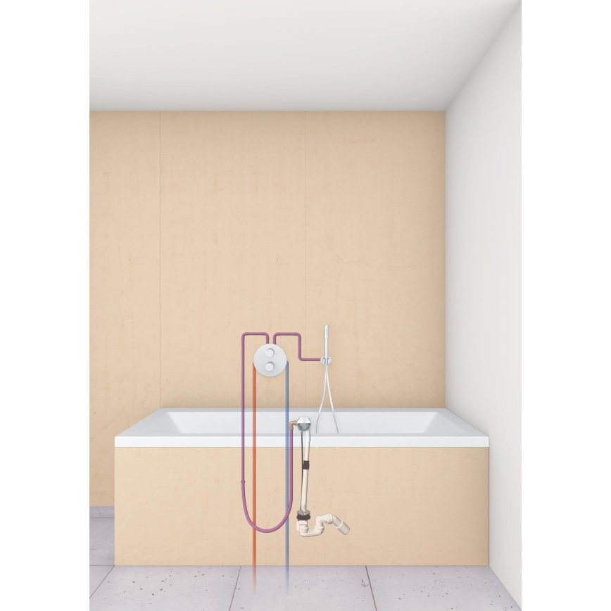 GROHE 28990000 -Bath filler, drain and overflow set TALENTOFILL chrome