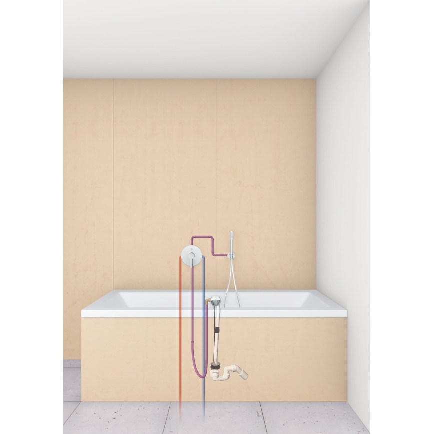 GROHE 28990000 - TALENTOFILL bath filler, waste and overflow set, chrome