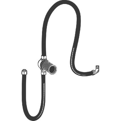 GROHE 28995000 - TALENTOFILL DN 20 Connection Set, Polished Chrome