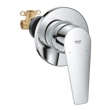 GROHE 29040001 - BAUEDGE Shower Mixer, Polished Chrome