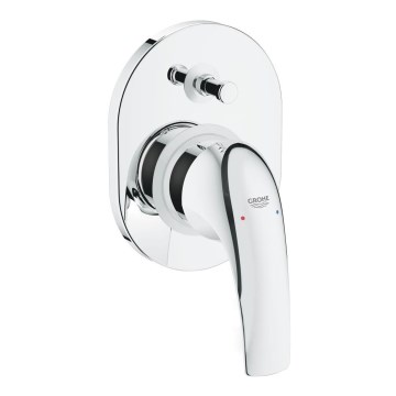 GROHE 29043000 - EUROCUBE Bath Mixer in Polished Chrome