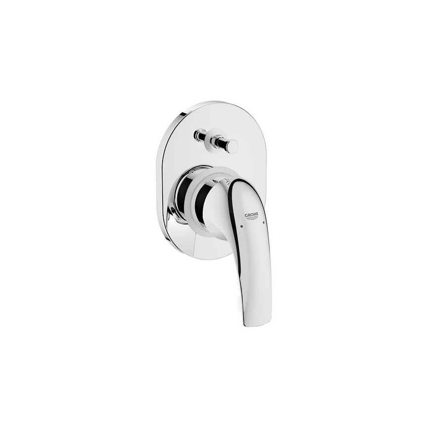 GROHE 29043000 - EUROCUBE Bath Mixer, Polished Chrome