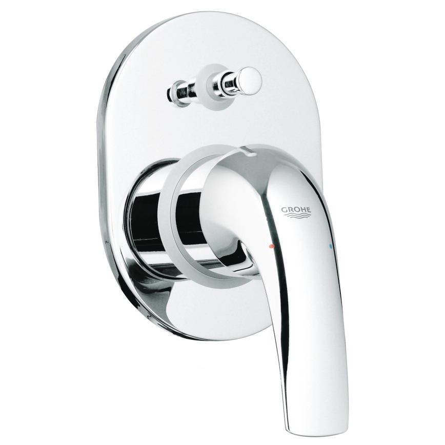 GROHE 29043000 - EUROCUBE Bath Mixer, Polished Chrome