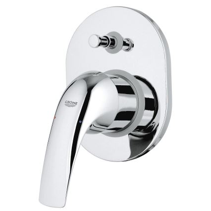 GROHE 29043000 - EUROCUBE Bath Mixer, Polished Chrome