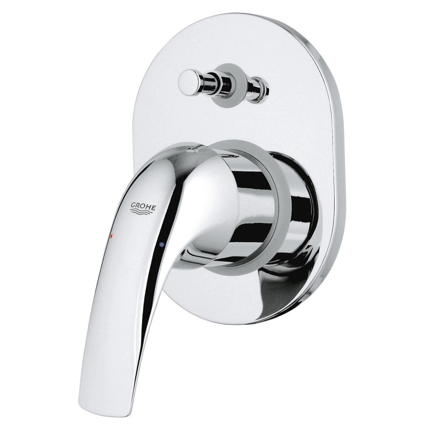 GROHE 29043000 - EUROCUBE Bath Mixer, Polished Chrome