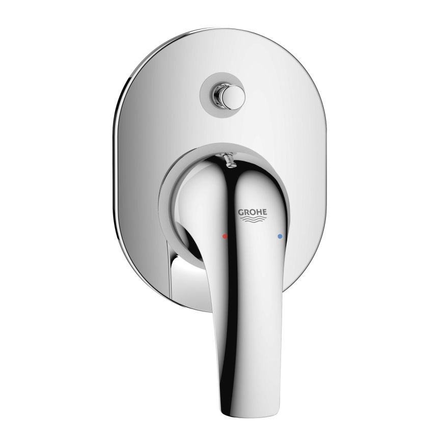 GROHE 29043000 - EUROCUBE Bath Mixer, Polished Chrome