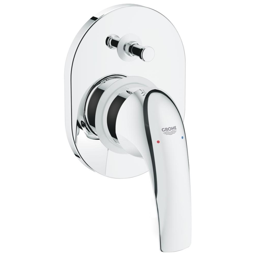 GROHE 29043000 - EUROCUBE Bath Mixer, Polished Chrome