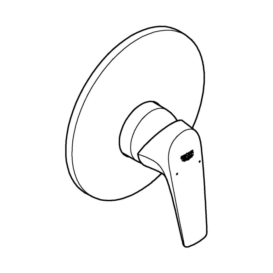 GROHE 29116000 - START FLOW Shower Mixer, Polished Chrome