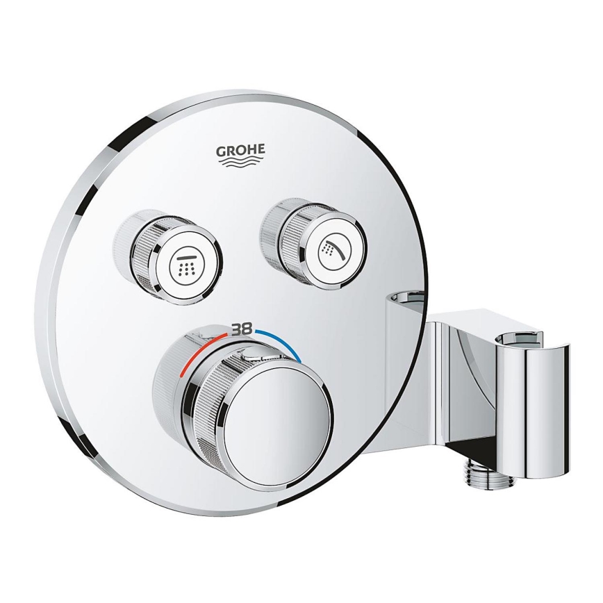 GROHE 29120000 - GROHTHERM SMARTCONTROL thermostatic concealed shower mixer + chrome holder