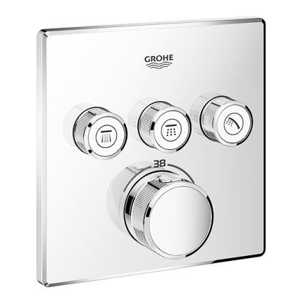 GROHE 29126000 - GROHTHERM SMARTCONTROL Thermostatic Mixer, Polished Chrome
