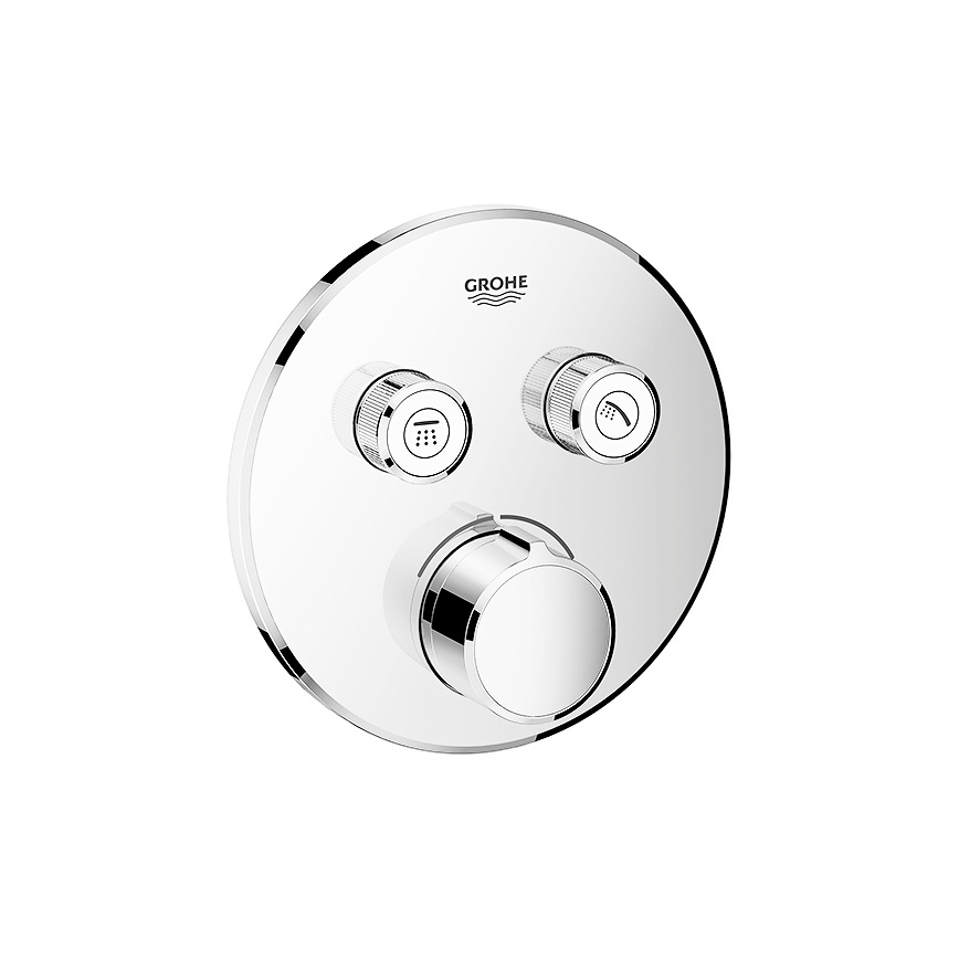 GROHE 29145000 - SMARTCONTROL Concealed Mixer Escutcheon, Polished Chrome