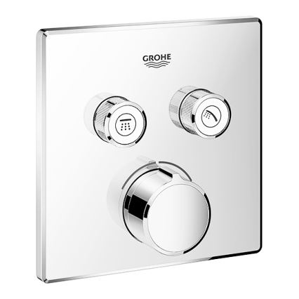 GROHE 29148000 - SMARTCONTROL Concealed Mixer Trim Plate, Polished Chrome