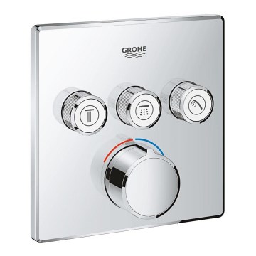 GROHE 29149000 - SMARTCONTROL Concealed Mixer Trim 158 × 158 mm Chrome
