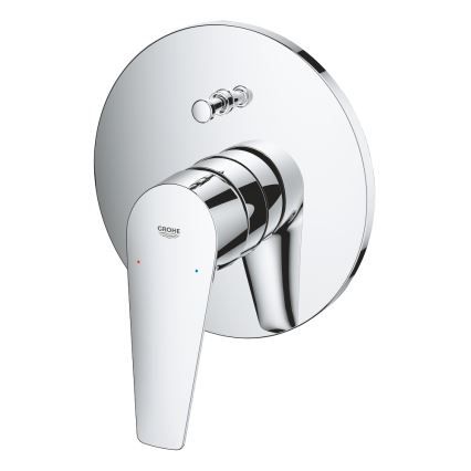 GROHE 29190001 - BAUEDGE Bath Mixer DN 15, Polished Chrome
