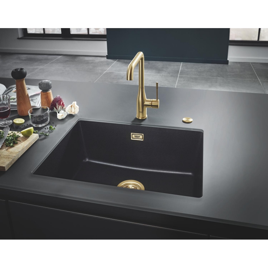 GROHE 30269GN0 - ESSENCE Kitchen Faucet, Gold