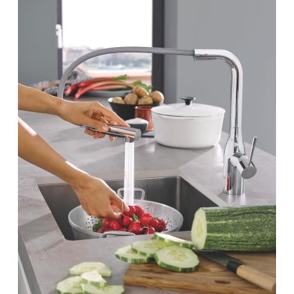 GROHE 30270000 - ESSENCE 348 mm Sink Mixer, Polished Chrome
