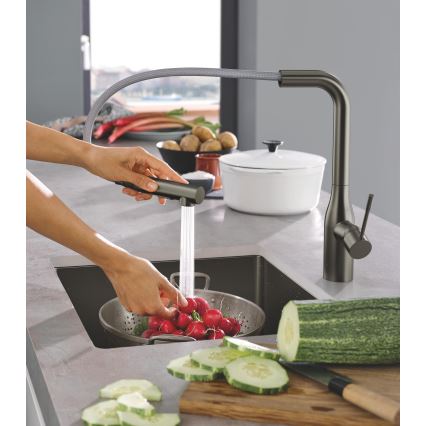 GROHE 30270AL0 - ESSENCE Graphite Kitchen Faucet
