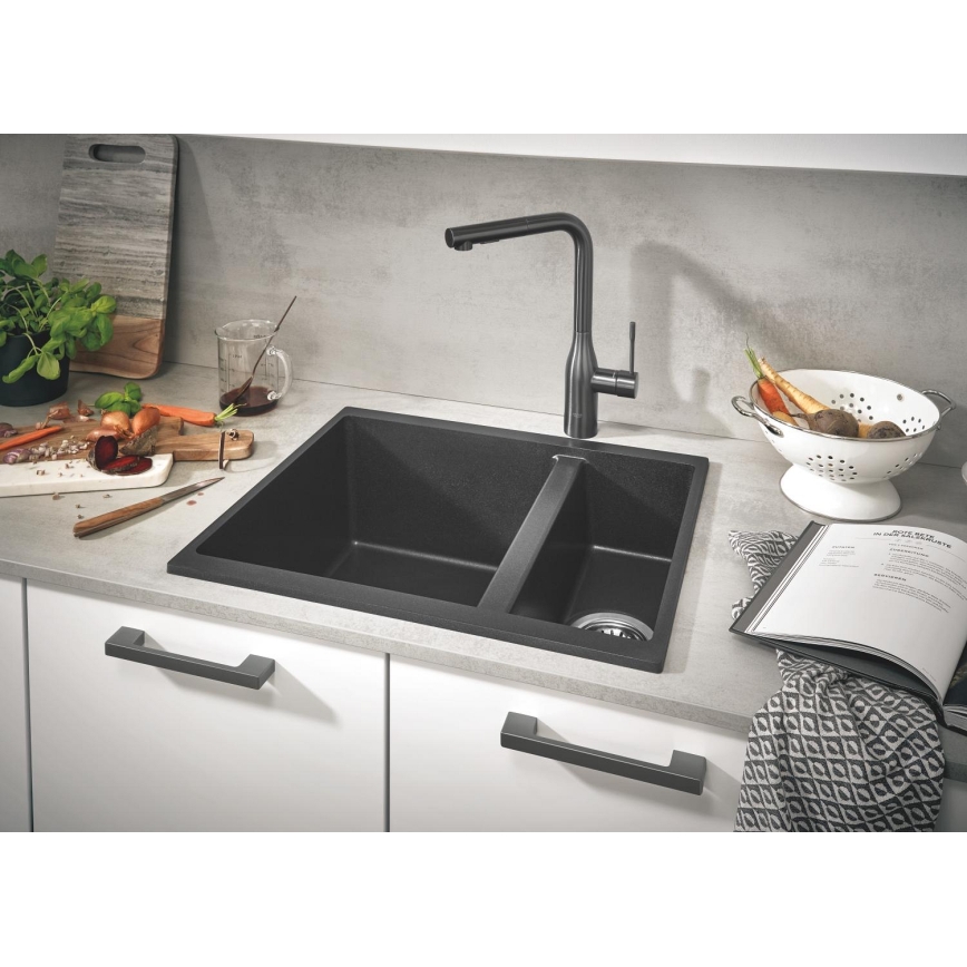 GROHE 30270AL0 - ESSENCE Graphite Kitchen Faucet