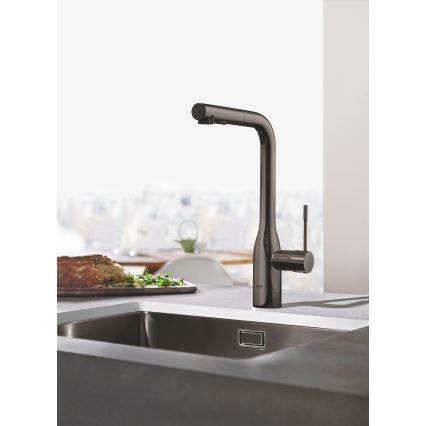 GROHE 30270AL0 - ESSENCE kitchen sink mixer, graphite