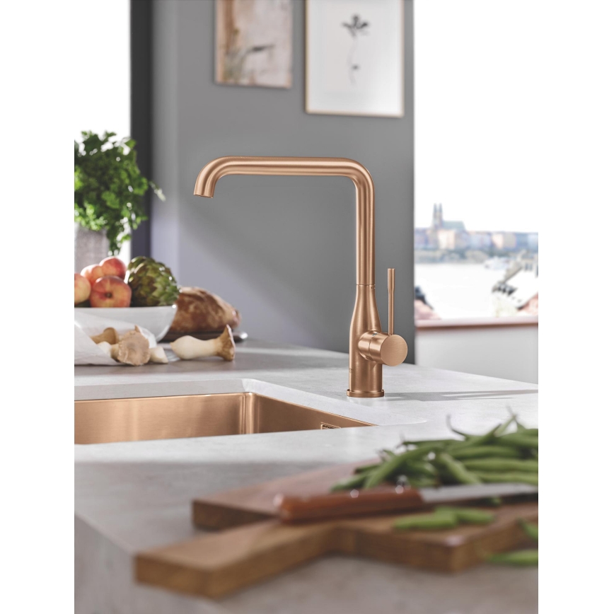 GROHE 30270DL0 - ESSENCE Bronze Kitchen Faucet