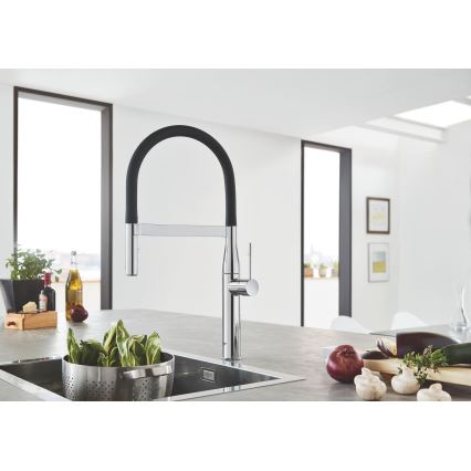 GROHE 30294000 - ESSENCE 530 mm Kitchen Faucet, Polished Chrome
