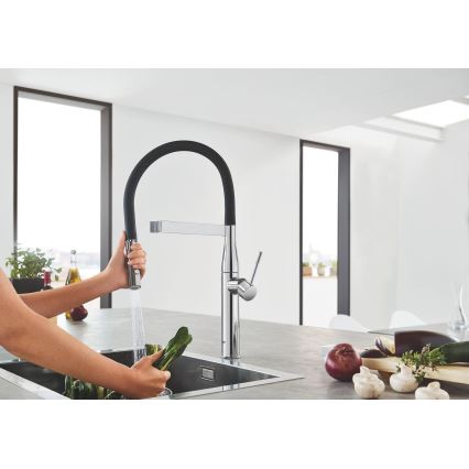 GROHE 30294000 - ESSENCE 530 mm Kitchen Faucet, Polished Chrome