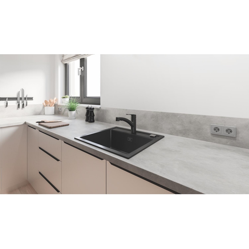 GROHE 303072431 - START Sink Mixer 185 × 227 mm, Black